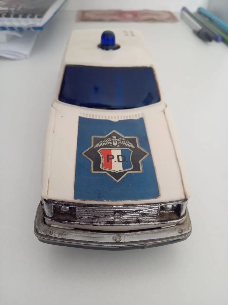 Carrinho de corda anos 80 