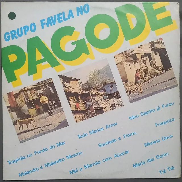Disco de Vinil LP Grupo Favela no Pagode