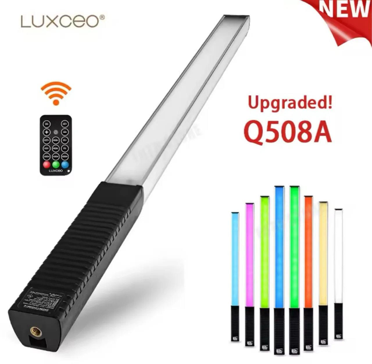 Luz de LED Bastão Q508A Luxceo original com controle 