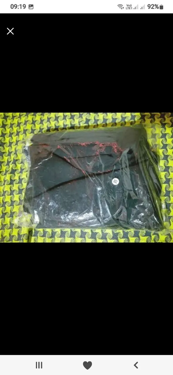 Calça preta Pantalona