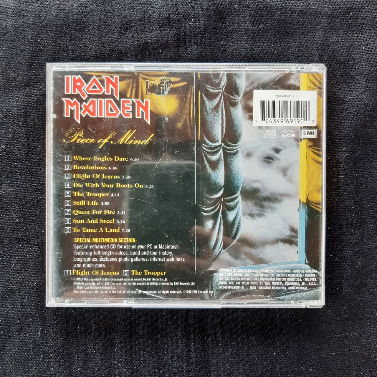 CD Iron Maiden - Piece Of Mind (1983) - Foto 2