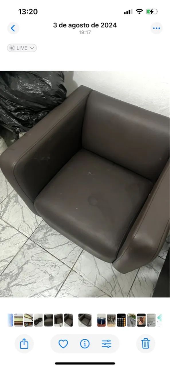 Par de Poltronas em Couro - Foto 5