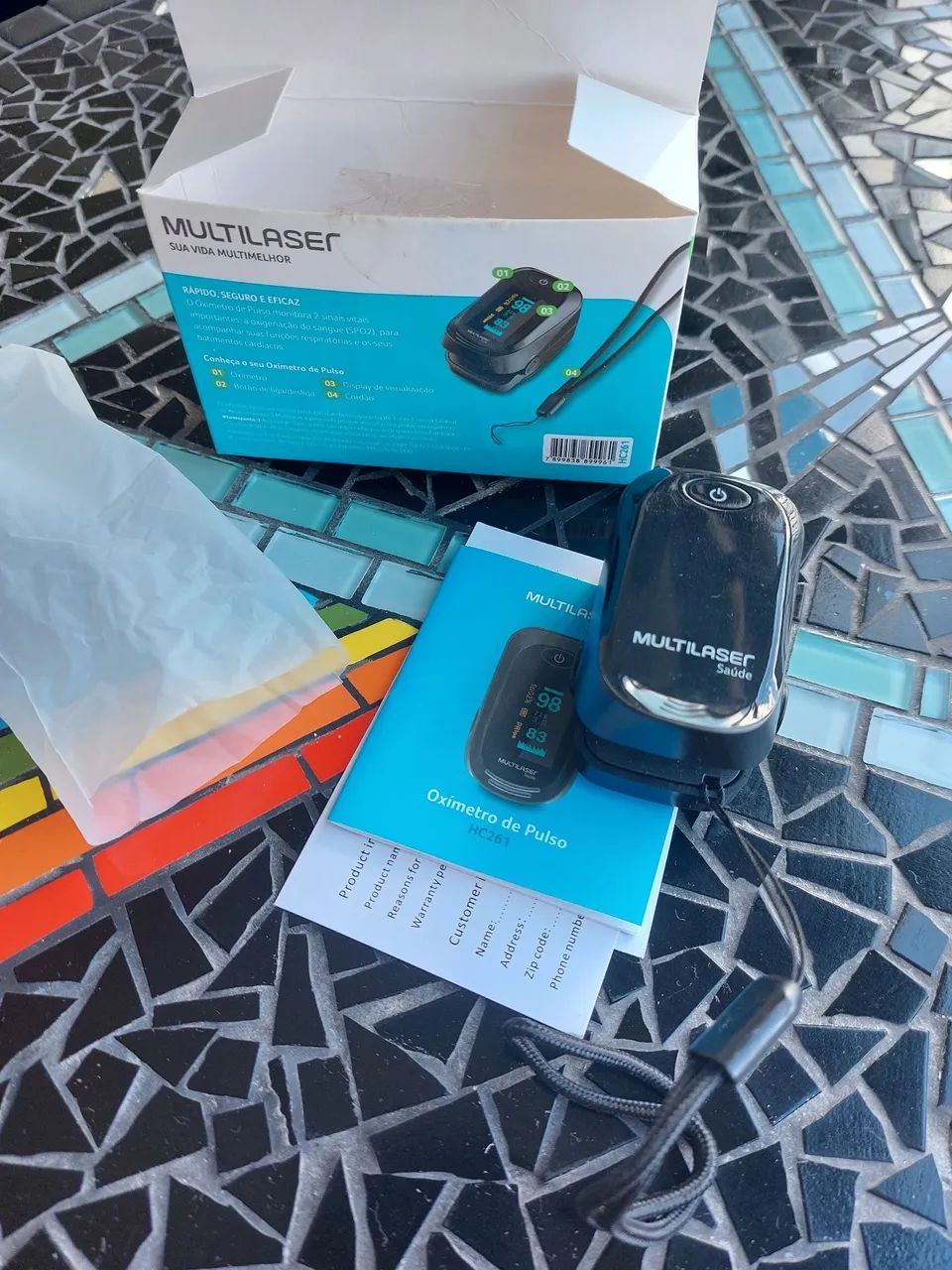 Oxímetro de pulso Multilaser novo - Foto 6