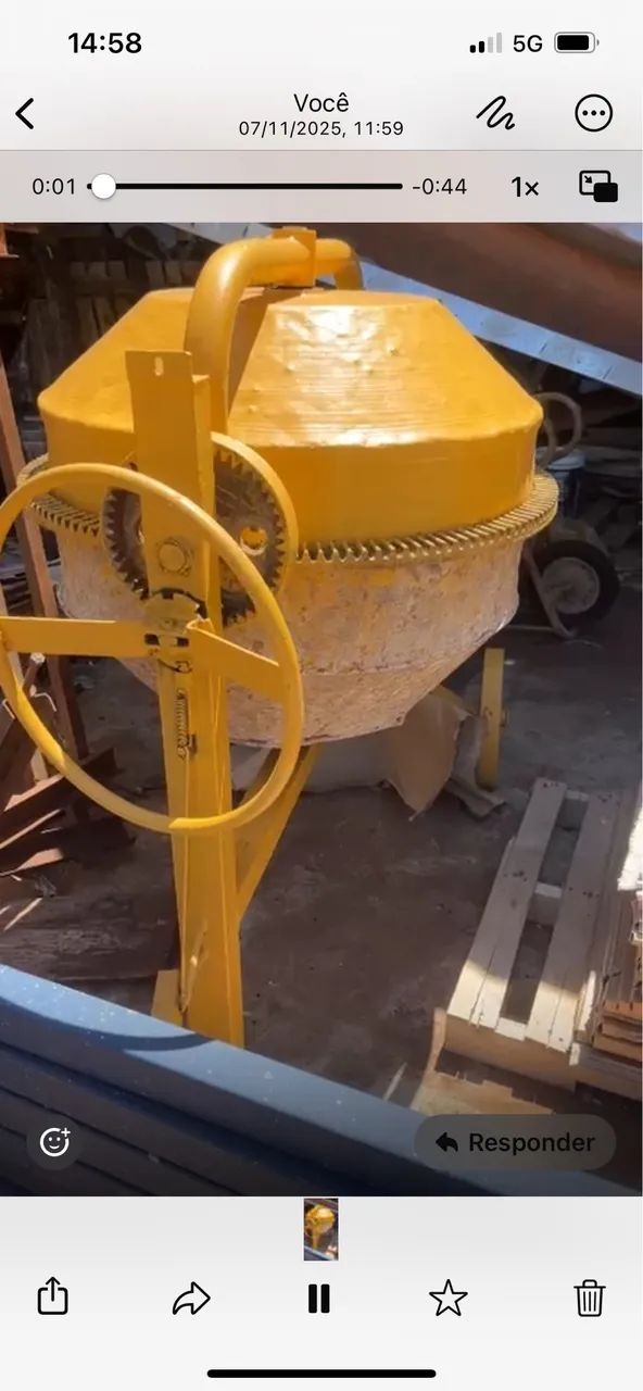 Betoneira para Construção Civil sem motor - Foto 4