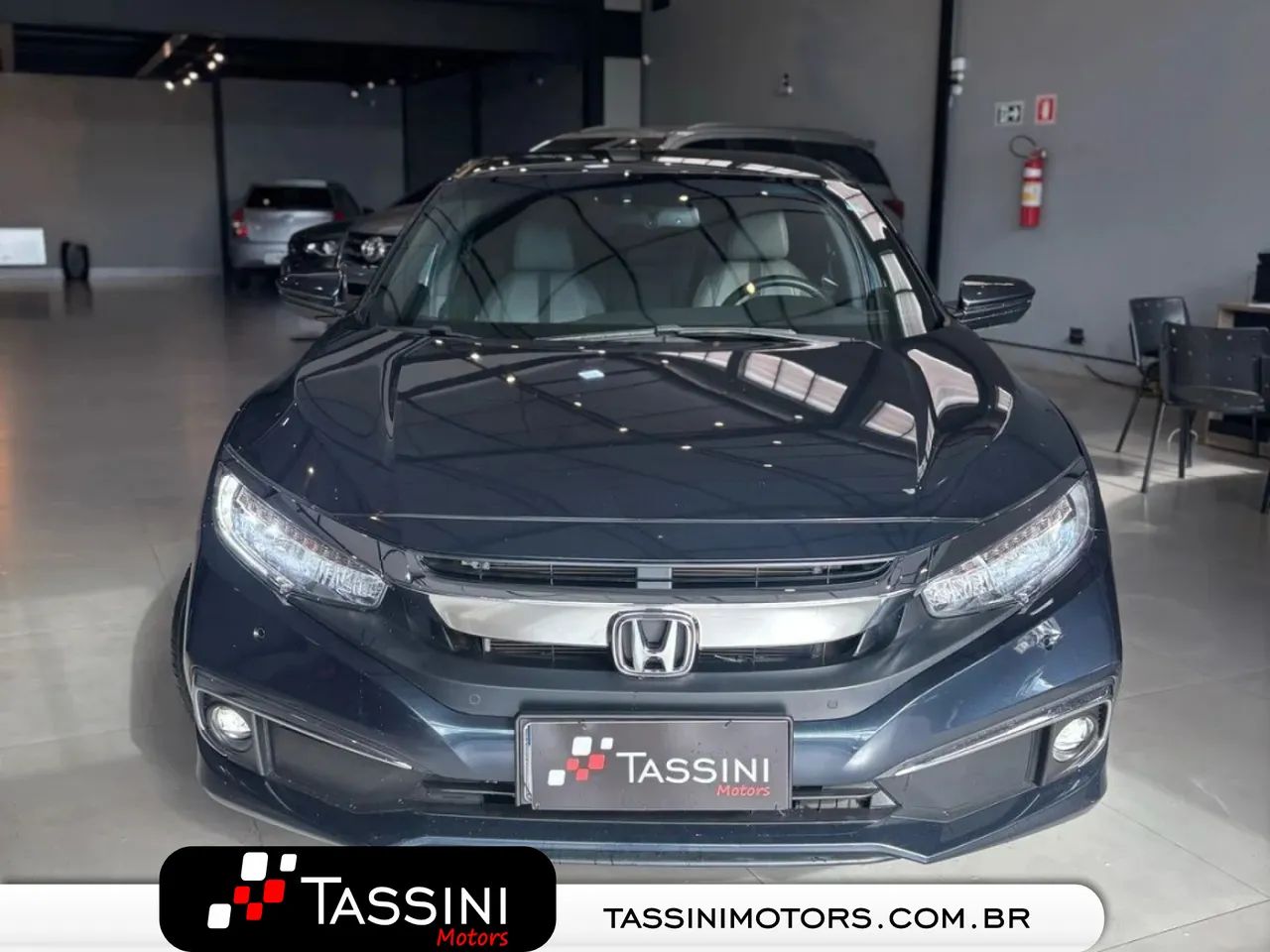 HONDA CIVIC 2.0 16V FLEXONE EXL 4P CVT AZUL 2021 - Foto 2