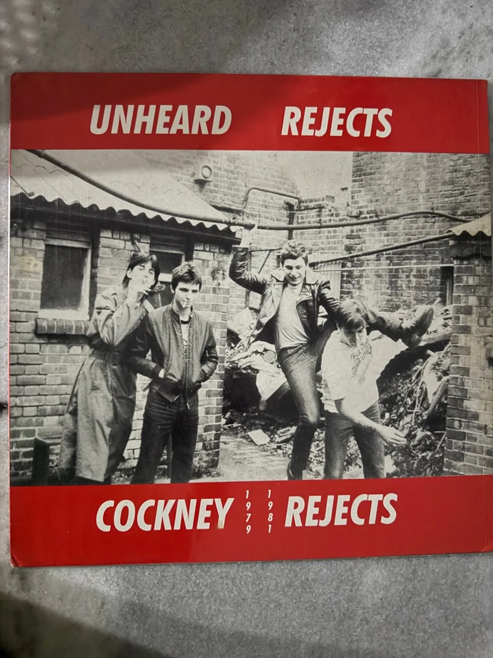 COCKNEY REJECTS - VINIL UNHEARD REJECTS - IMPORTADO - NOVO