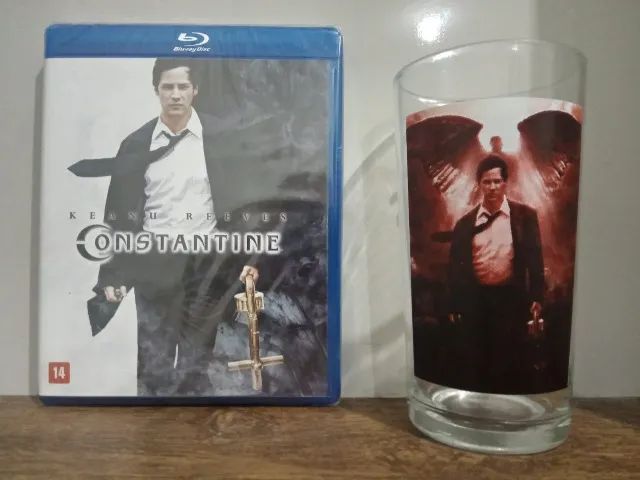 Blu Ray Constantine Nacional Lacrado Com Copo Keanu Reeves!