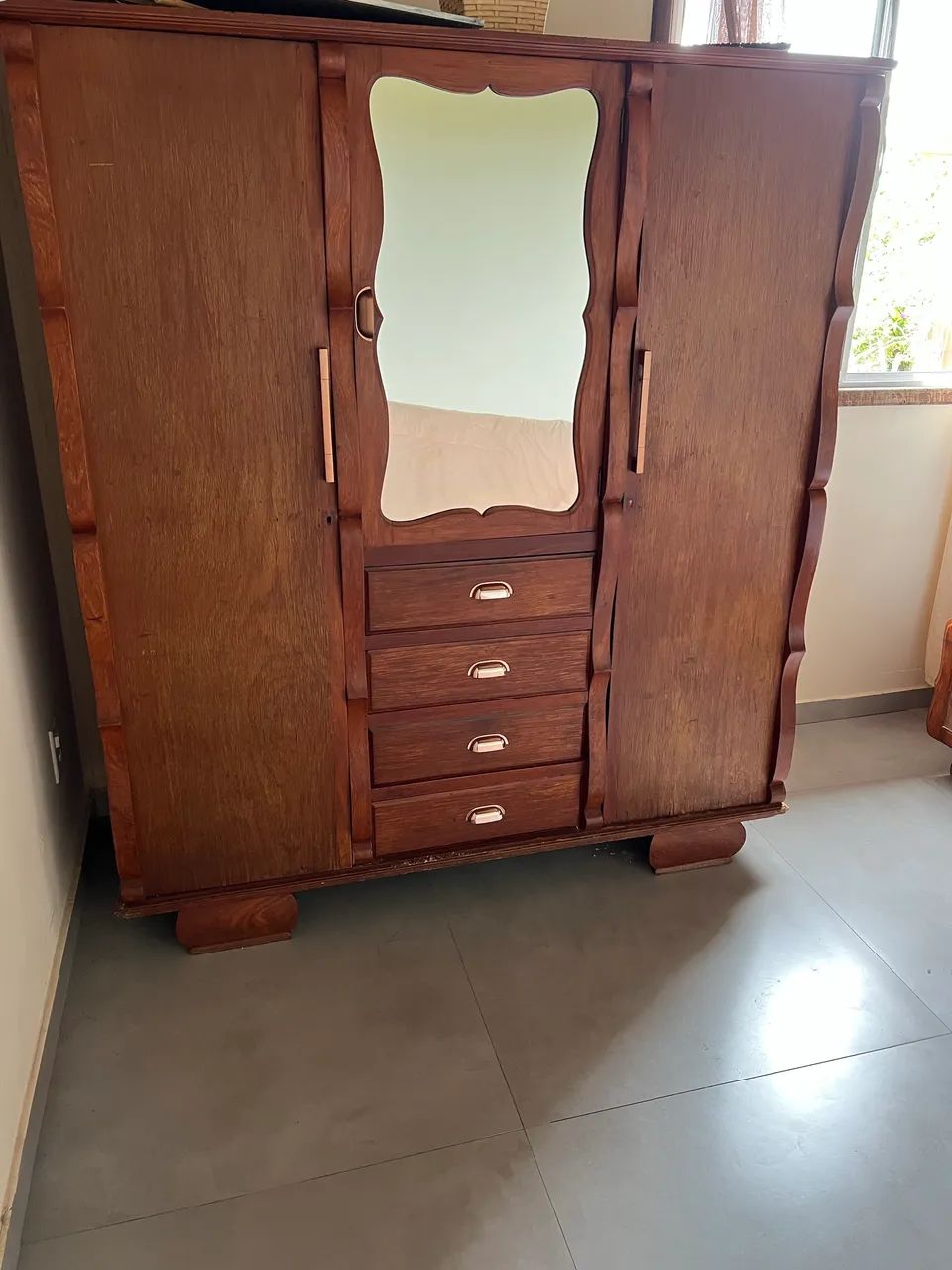 JOGO QUARTO PEROBA VINTAGE   BAIXEI PRA VENDER MESMO! - Foto 3