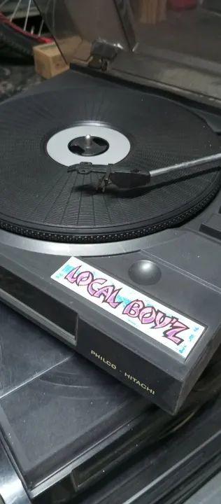 Toca-discos Philco Hitachi peças 