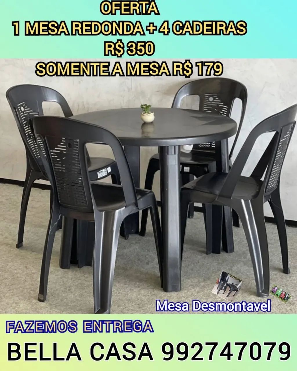 MESA REDONDA SKS.D YS.E DI.D EJD MD. ENTREGO HOJE 