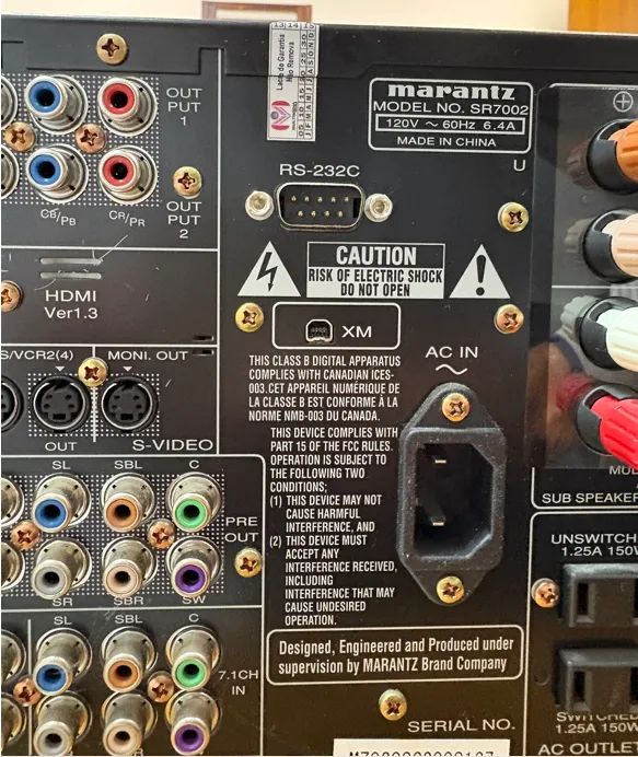 Vendo Receiver Marantz SR7002 - Foto 4