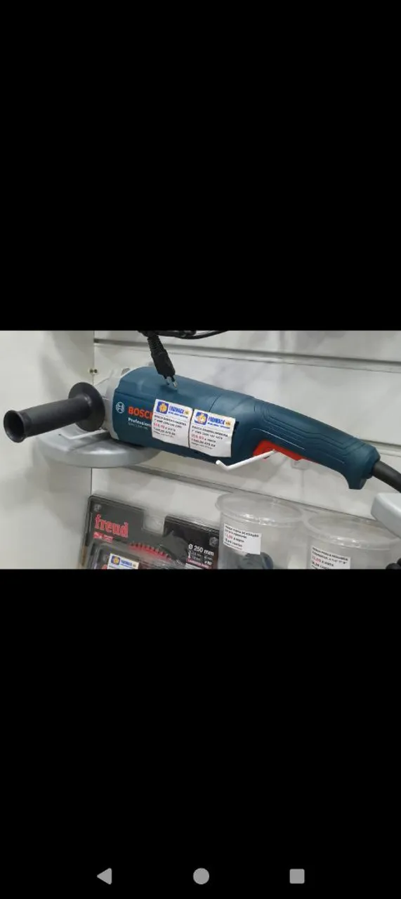 ESMERILHADEIRA 2200W 127/220V 7" GWS 2200-180 BOSCH