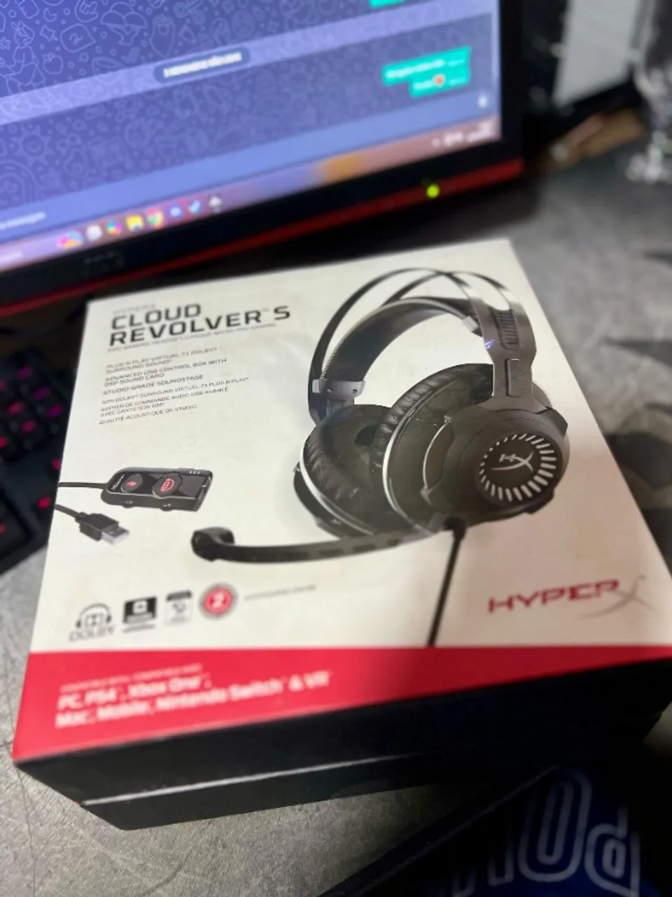 Headset Gamer Hyperx Cloud Revolver, Surround 7.1