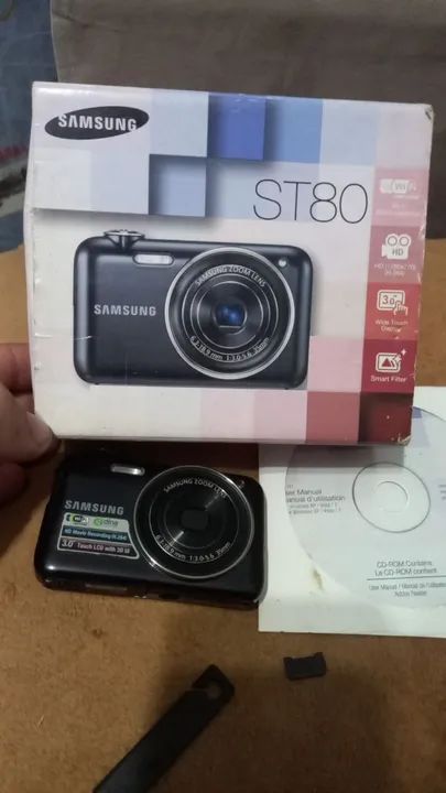 Camera samsung  st80 funcionando  na caixa com serial batendo 