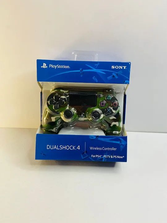 Controle ps4 verde camuflado - Foto 2