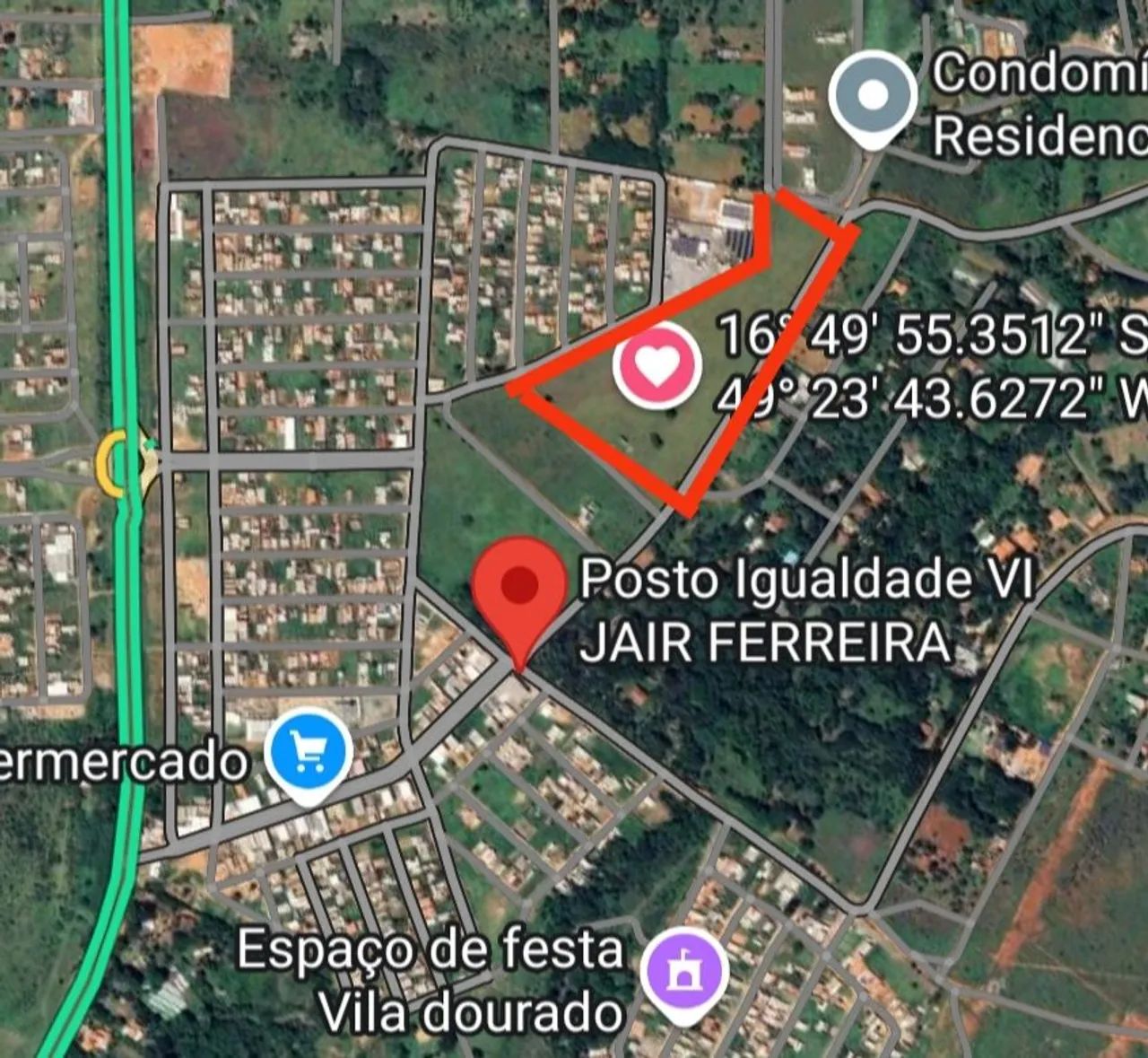 Área parceria Incorporação residencial MCMV região metropolitana de Goiânia