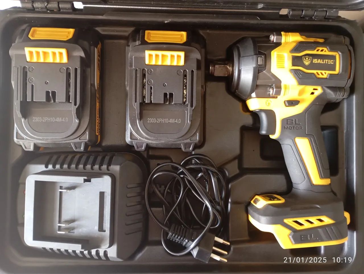 Chave de Impacto 1/2 Pol. 400Nm 20V - Isalitec