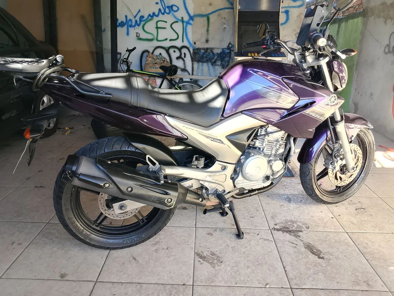 Fazer ys 250 roxa 2011 - Foto 2