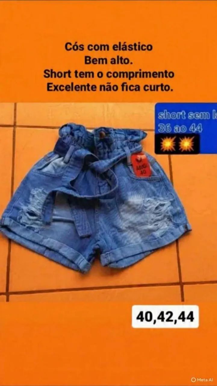 Short jeans na promoção  - Foto 5
