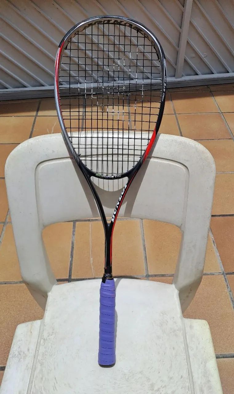 Raquete de squash Dunlop biomimetic biofibre aeroskin