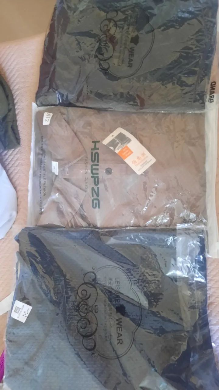 Kit camisa masculina malha Tam M  - Foto 3