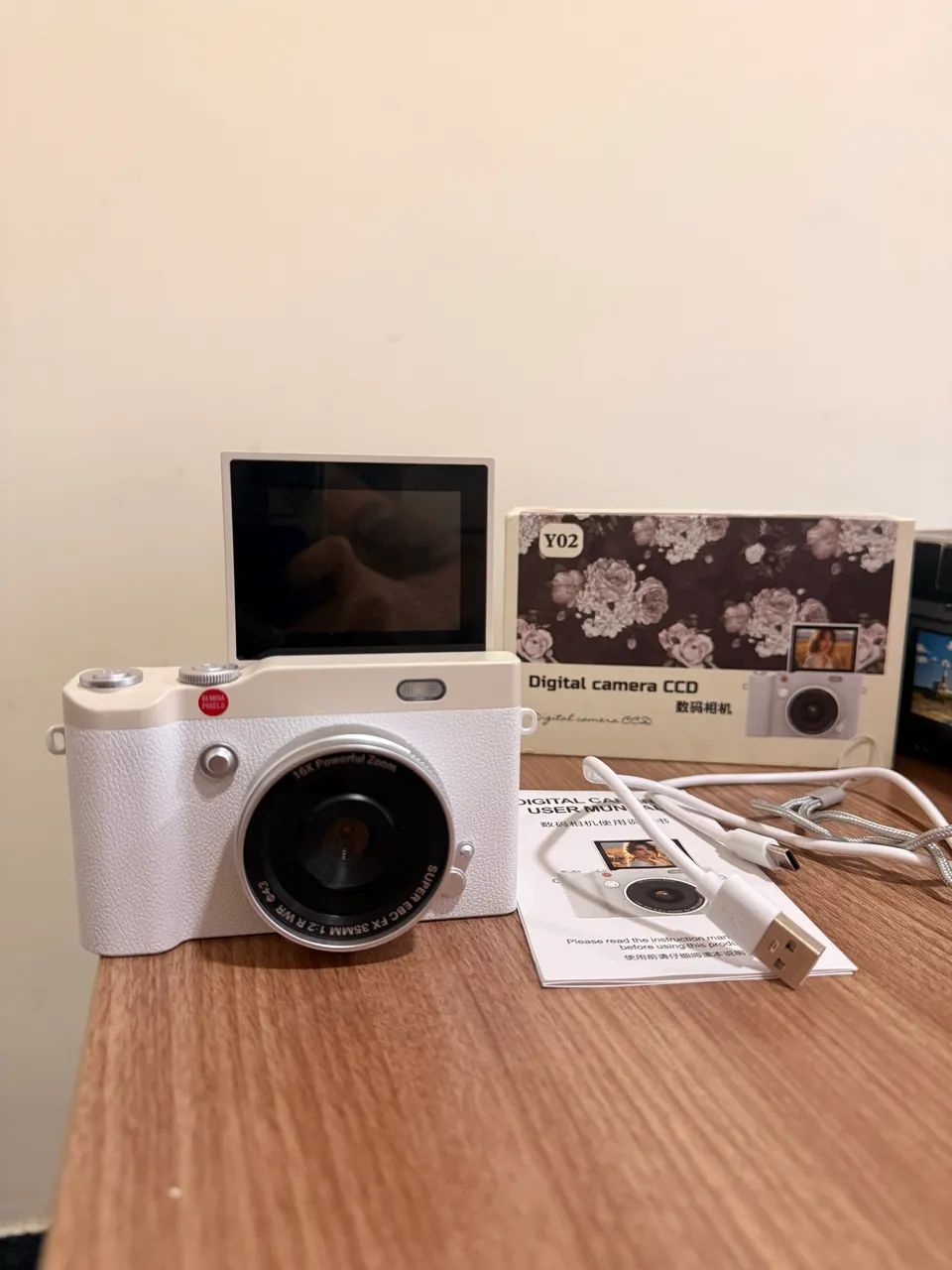 Câmera digital ccd nunca usada tela móvel  - Foto 2