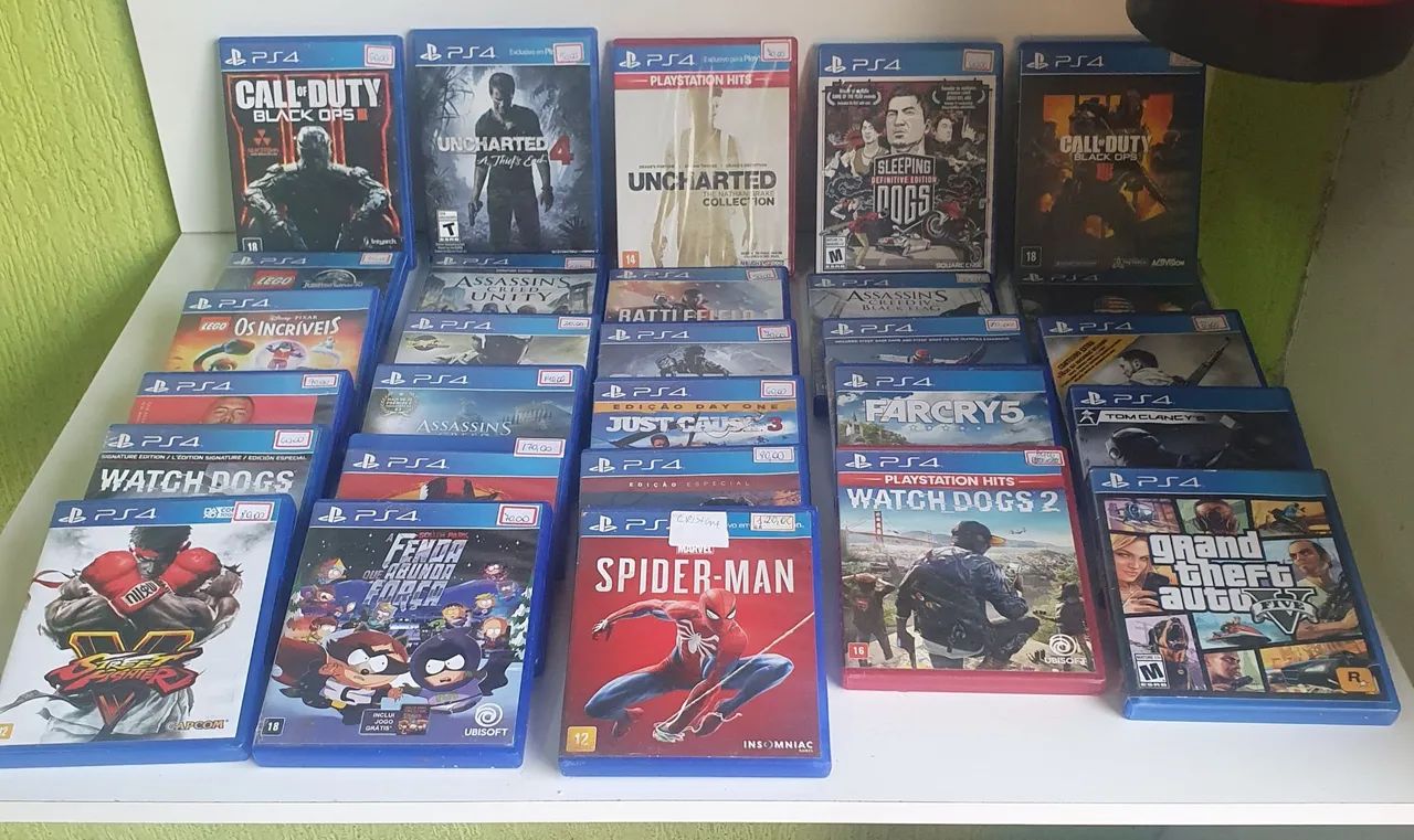 PlayStation 4 com 28 jogos - Foto 2