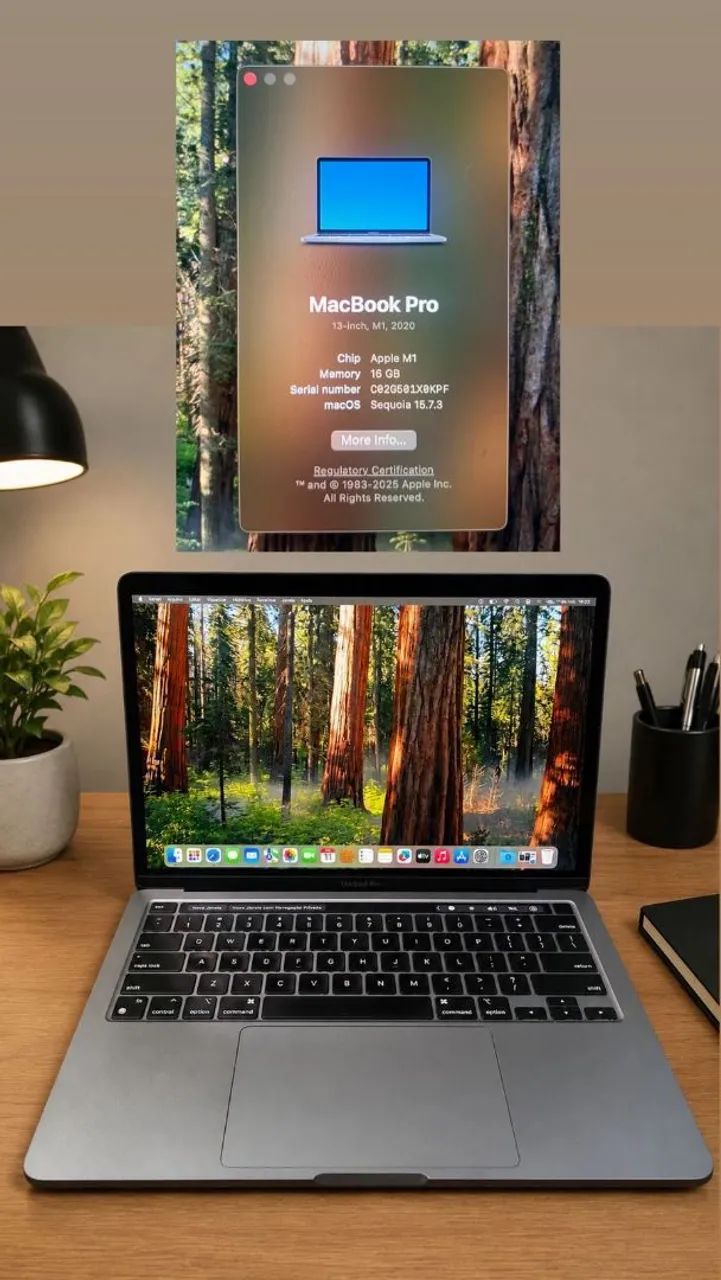 MacBook Pro 13インチ M1 メモリ16GB/SSD1TB Macbook Pro 2020, 13.3'', Chip M1, 16gb, Ssd-1tb + Touchbar
