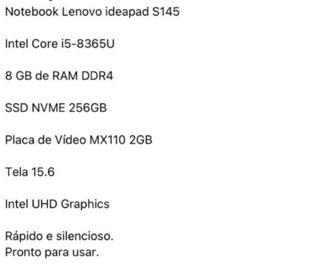 Notebook Lenovo 8GB - Foto 2