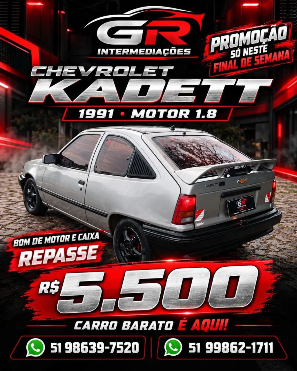 Chevrolet Kadett Kadett GL/SL/Lite/Turim 1.8 1991