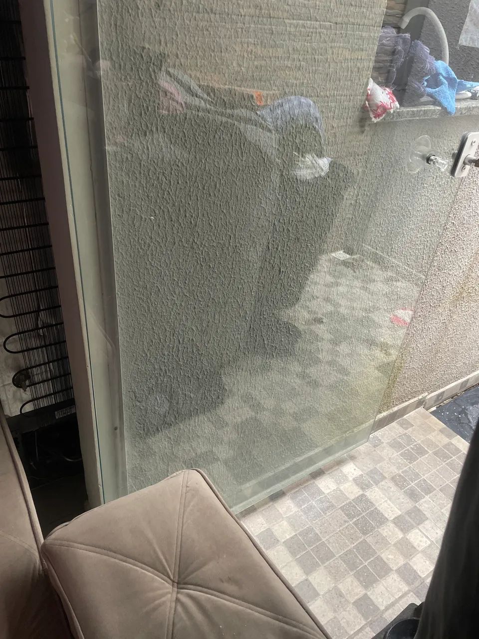 Vendo kit porta de vidro  aceito crédito repassando taxa  - Foto 2