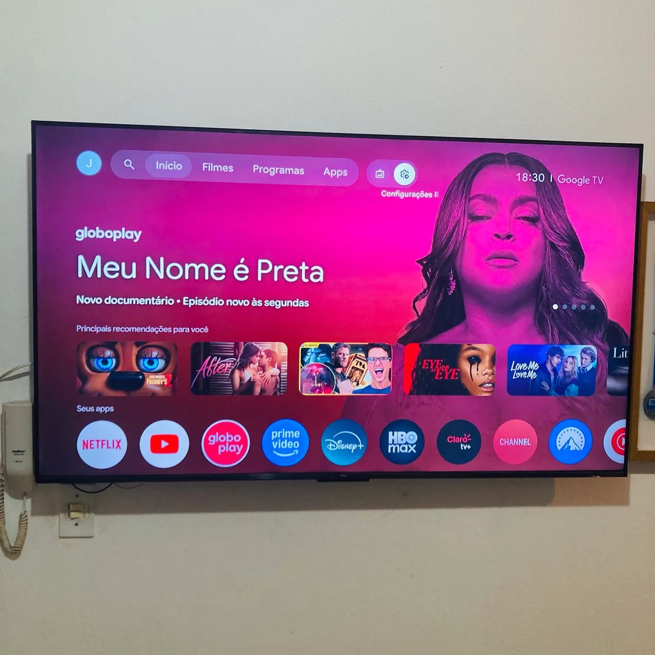 Tv smart 55 polegadas TCL 4k - Foto 2