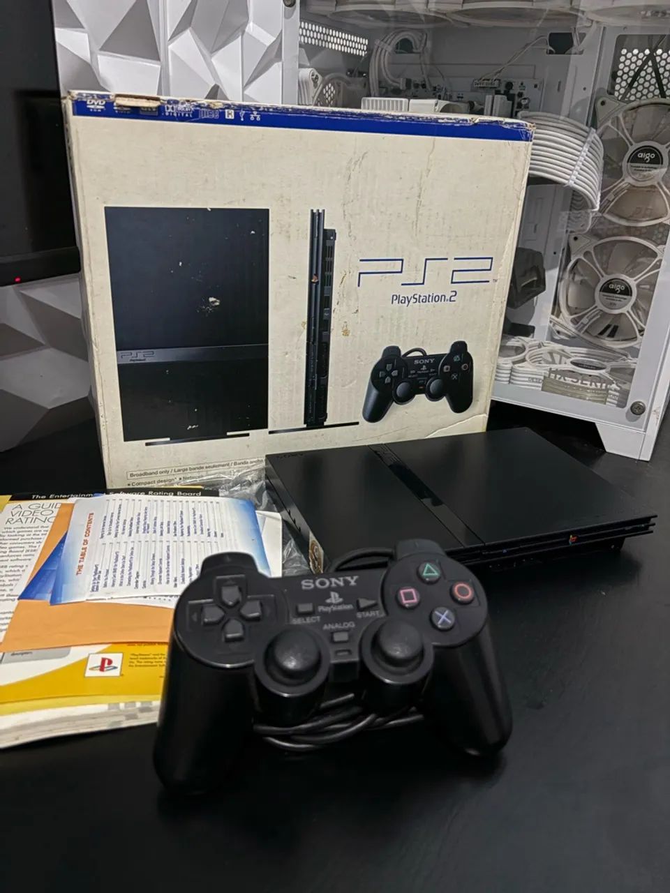PS2 NA CAIXA C/JOGO!