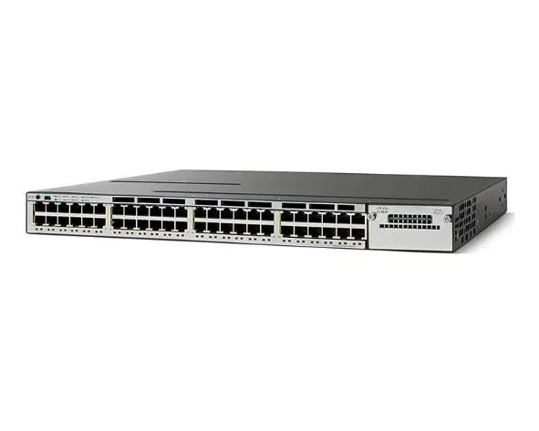 Switch Cisco Catalyst Ws-c3750x-48p 48 portas 10/100/100 PoE+ 1 fonte 350w