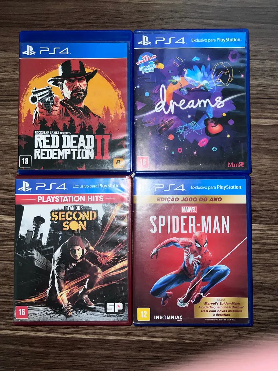 CD de rdr2, spider man, dreams e second son - Foto 2