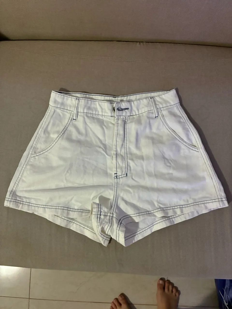 Short Jeans Branco da marca Dress To