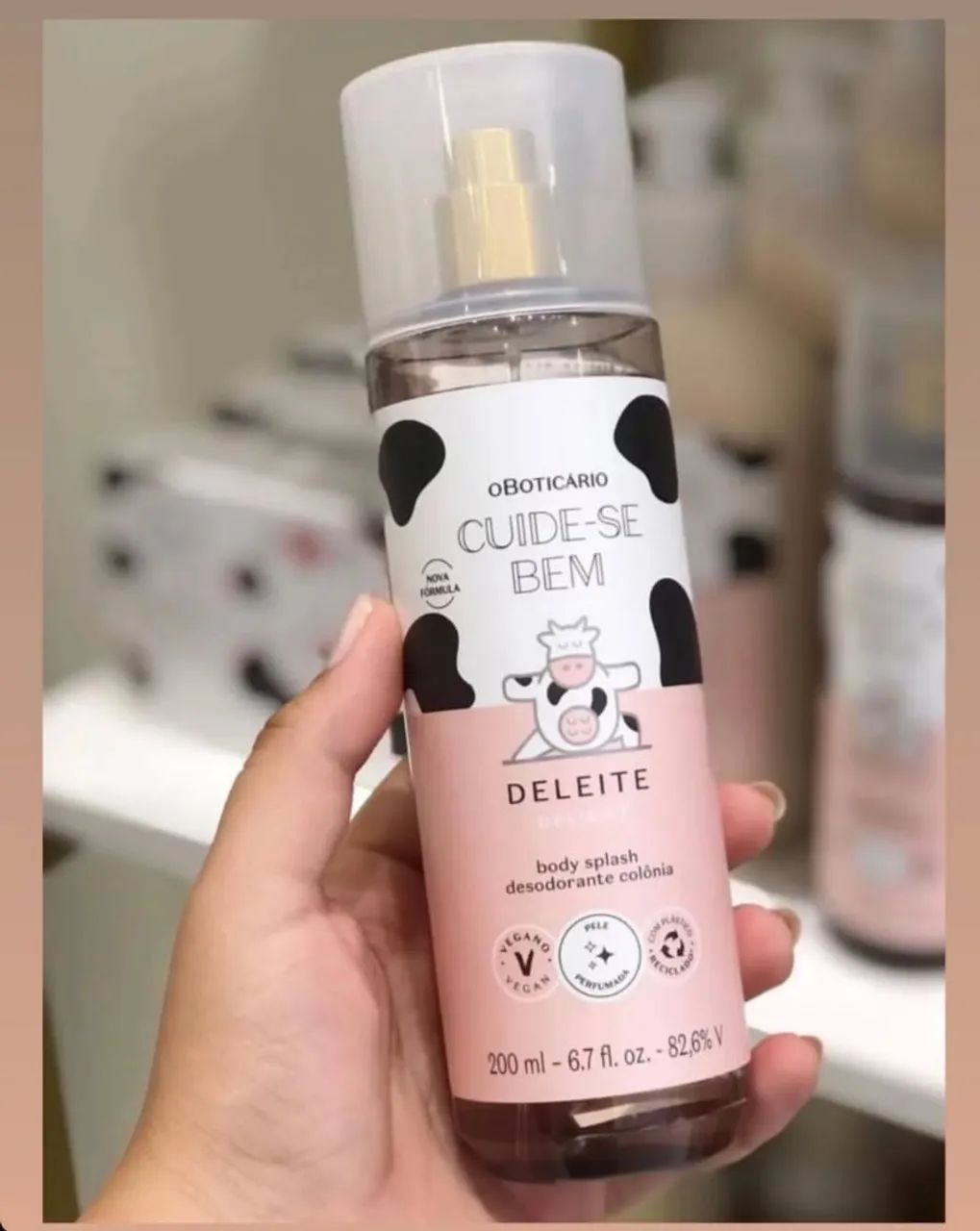 Deleite splash oboticario promoção colônia 