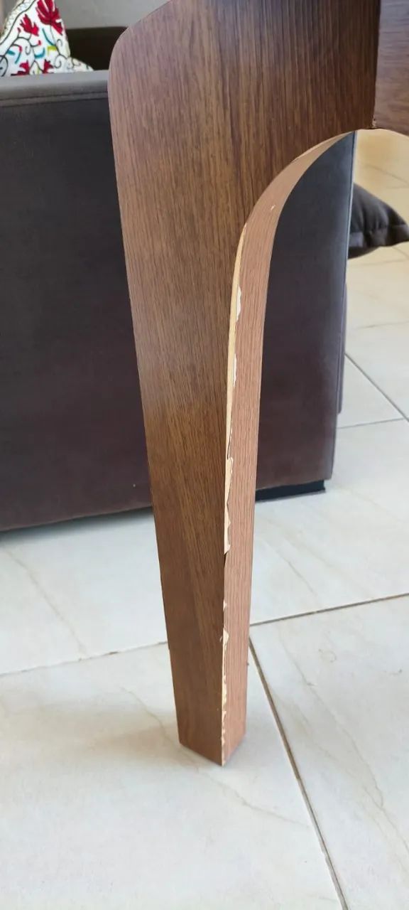 Mesa de Jantar com Tampo de Vidro - 1,80 x 0,90m - Foto 4