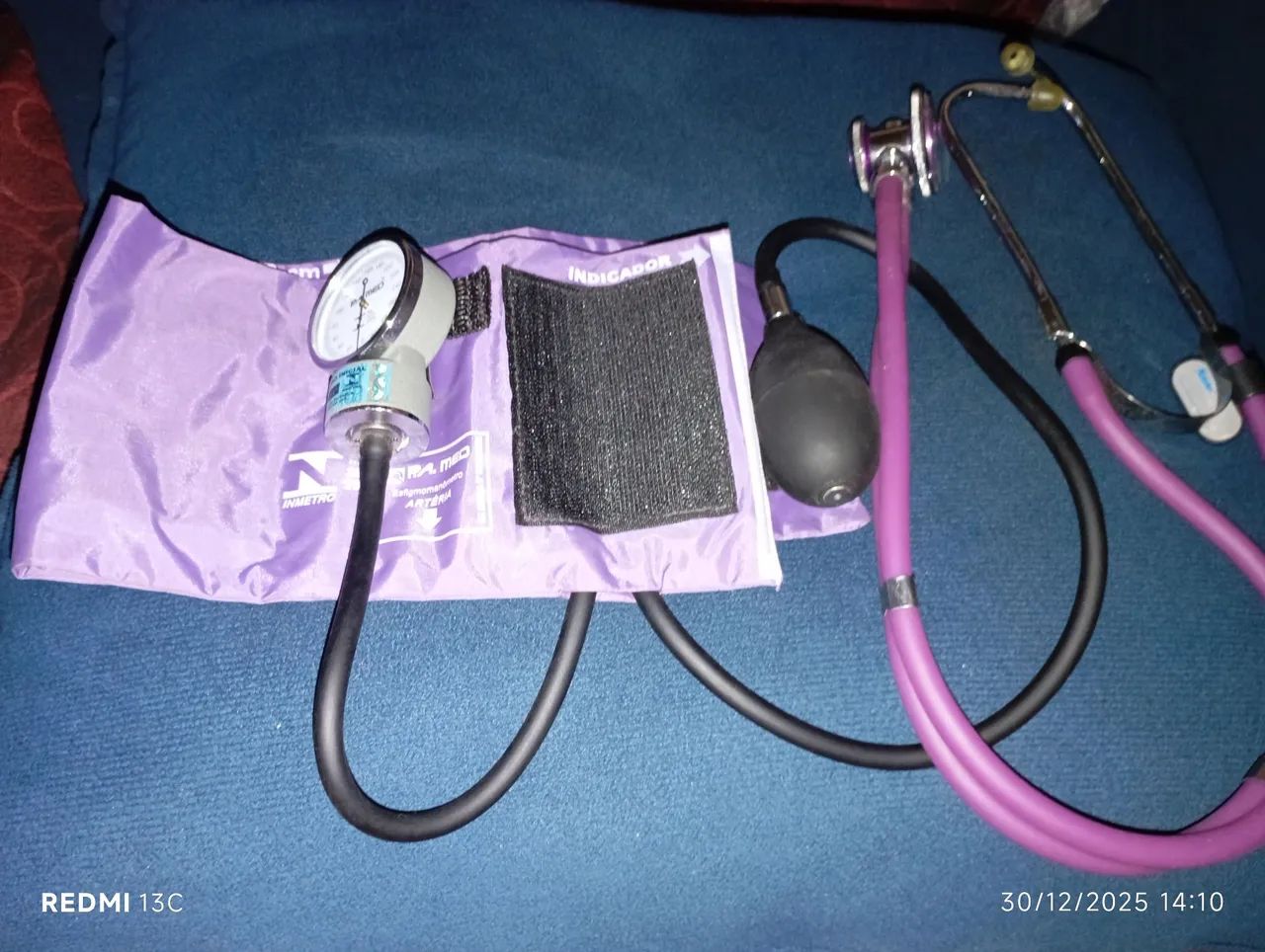 Estetoscópio e esfigmomanômetro  - Foto 3