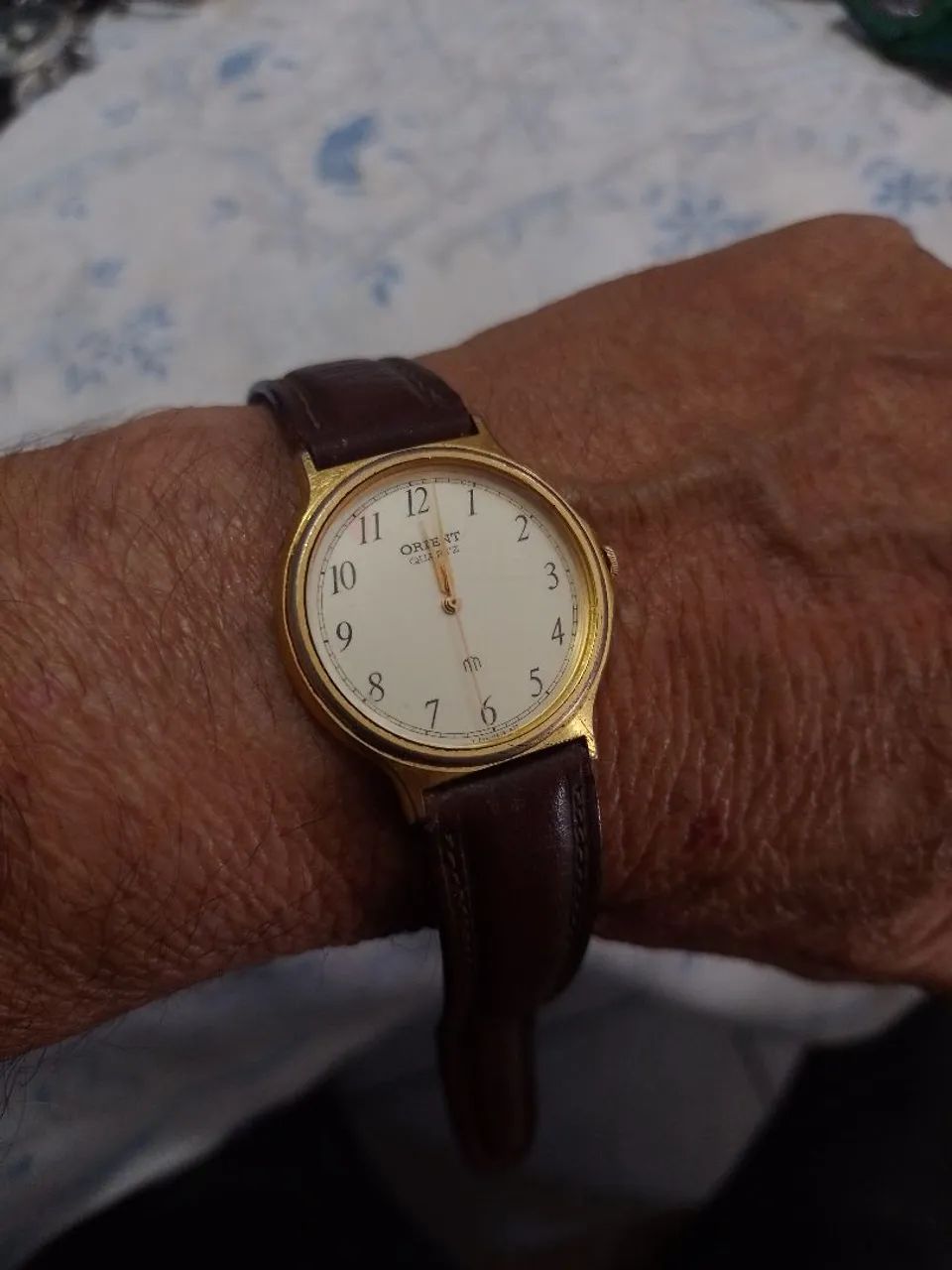Relógio Orient quartzo.tudo perfeito 