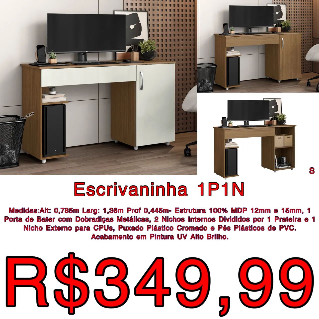 Escrivaninha computador  - Foto 5