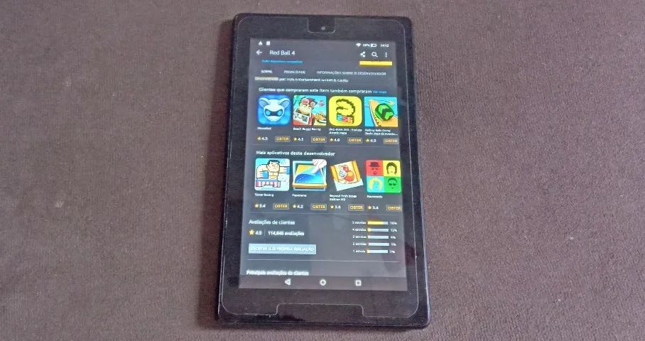Teblet Amazon Fire 7 com tela de 7 poelgadas funcionando - Foto 2