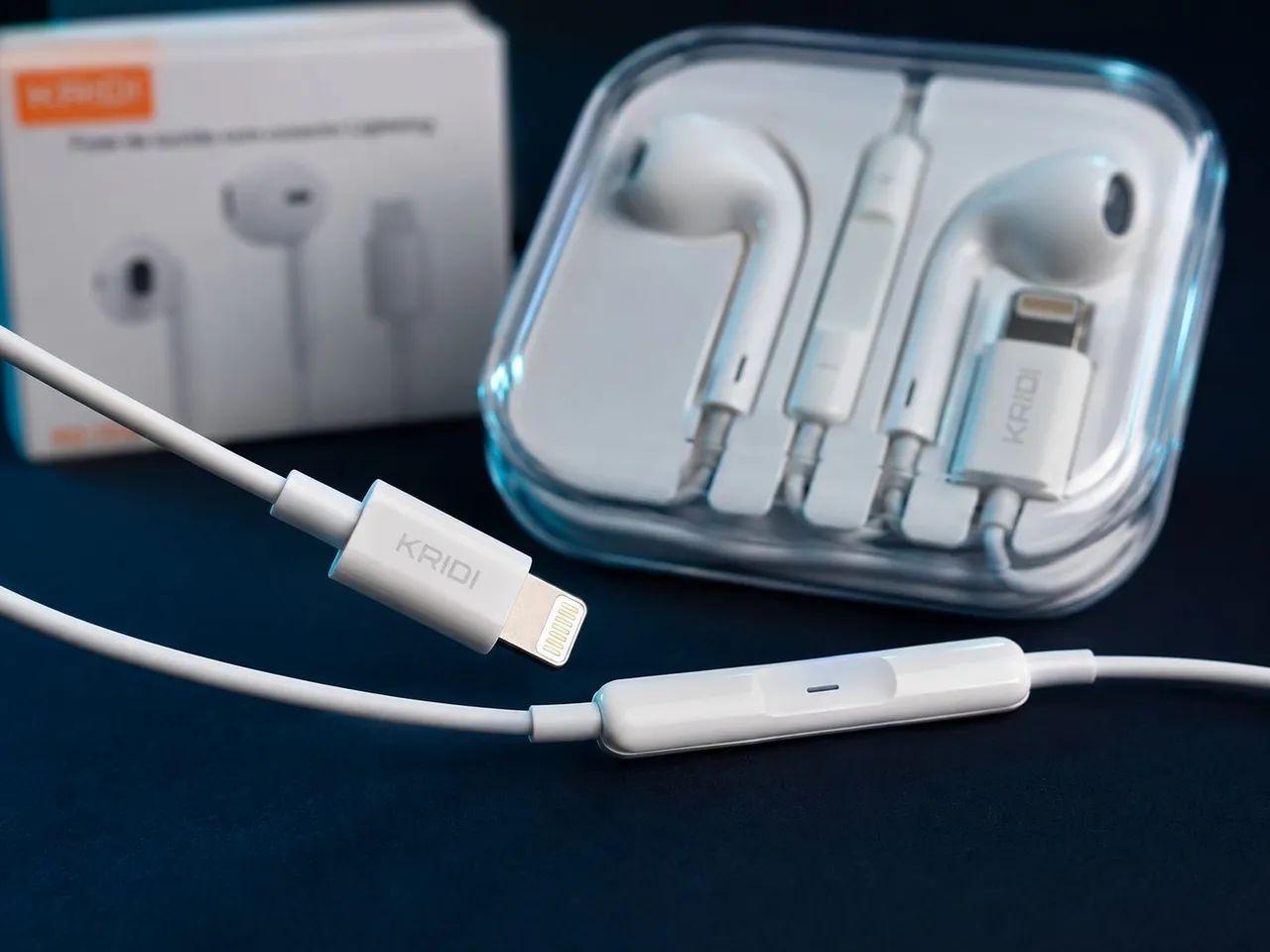 Fone de Ouvido Lightning com Microfone KAIDI KD-7010 - Foto 3