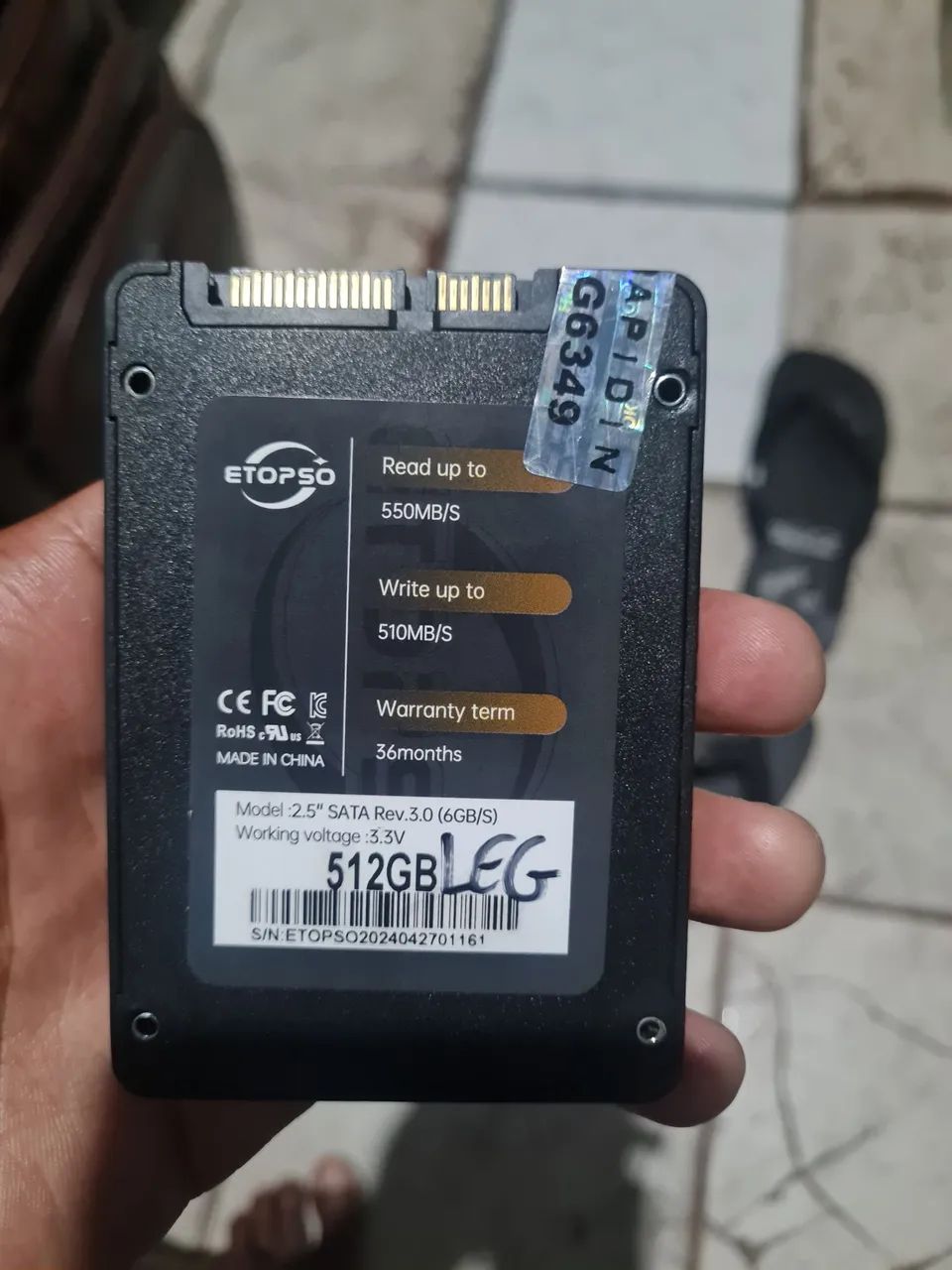 Ssd 512GB440254887835750400