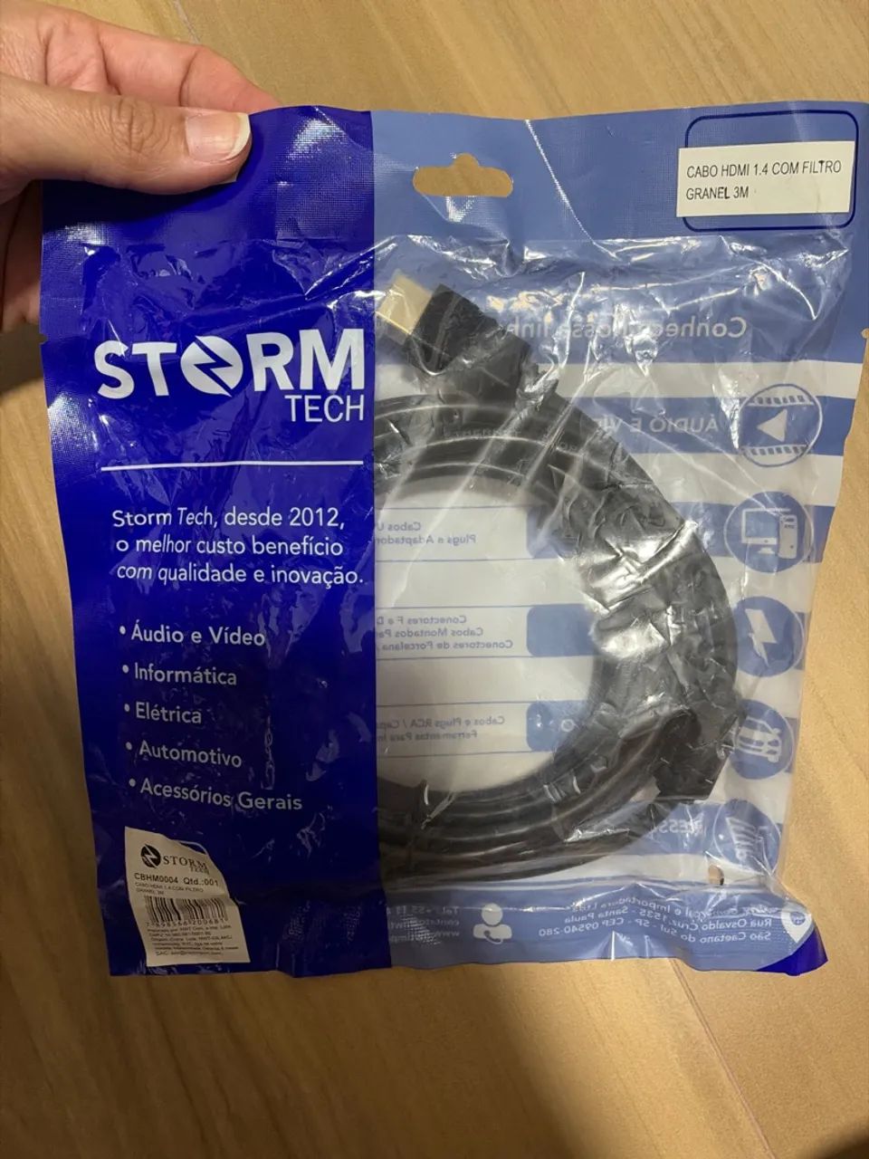 Cabo hdmi 3m