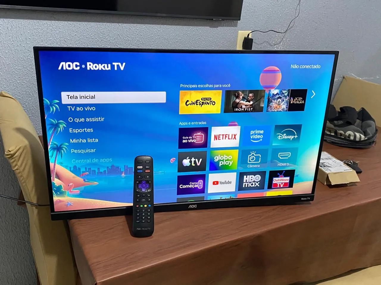 TV 32 polegadas aoc roku - Foto 2