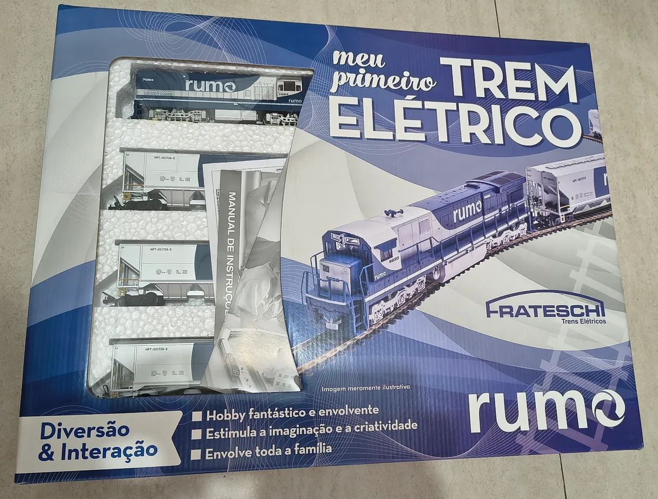 Meu primeiro Trem com Hobby trilho A e C - Foto 2