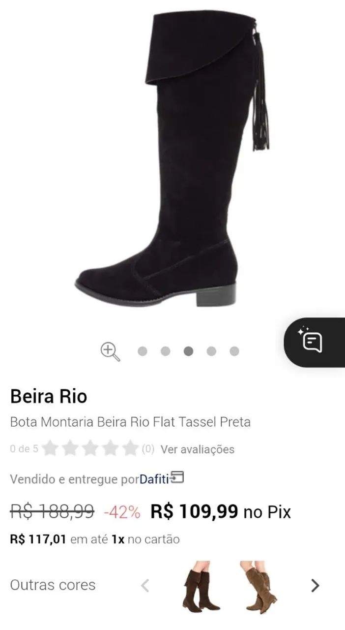 Bota montaria Beira Rio  - Foto 5