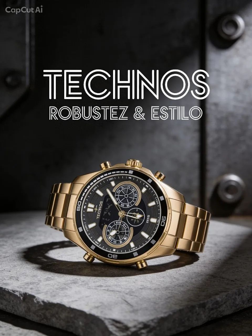 Relógio techno's semi novo 