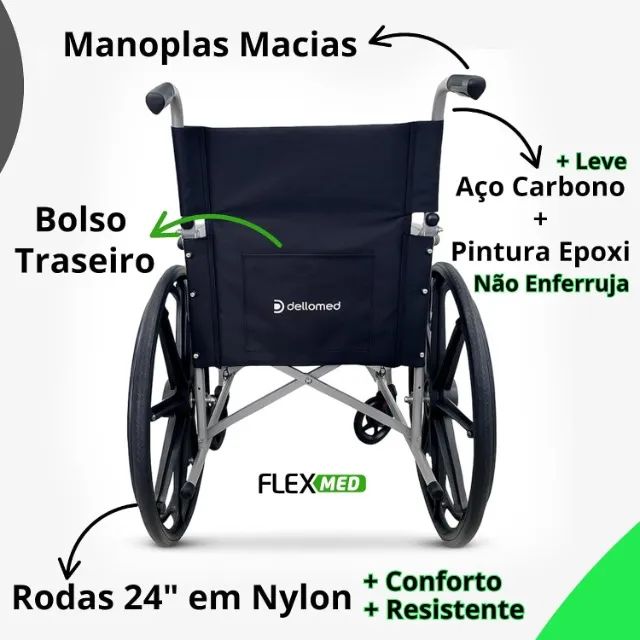 Cadeira de rodas  - Nova Lacrada - Foto 4